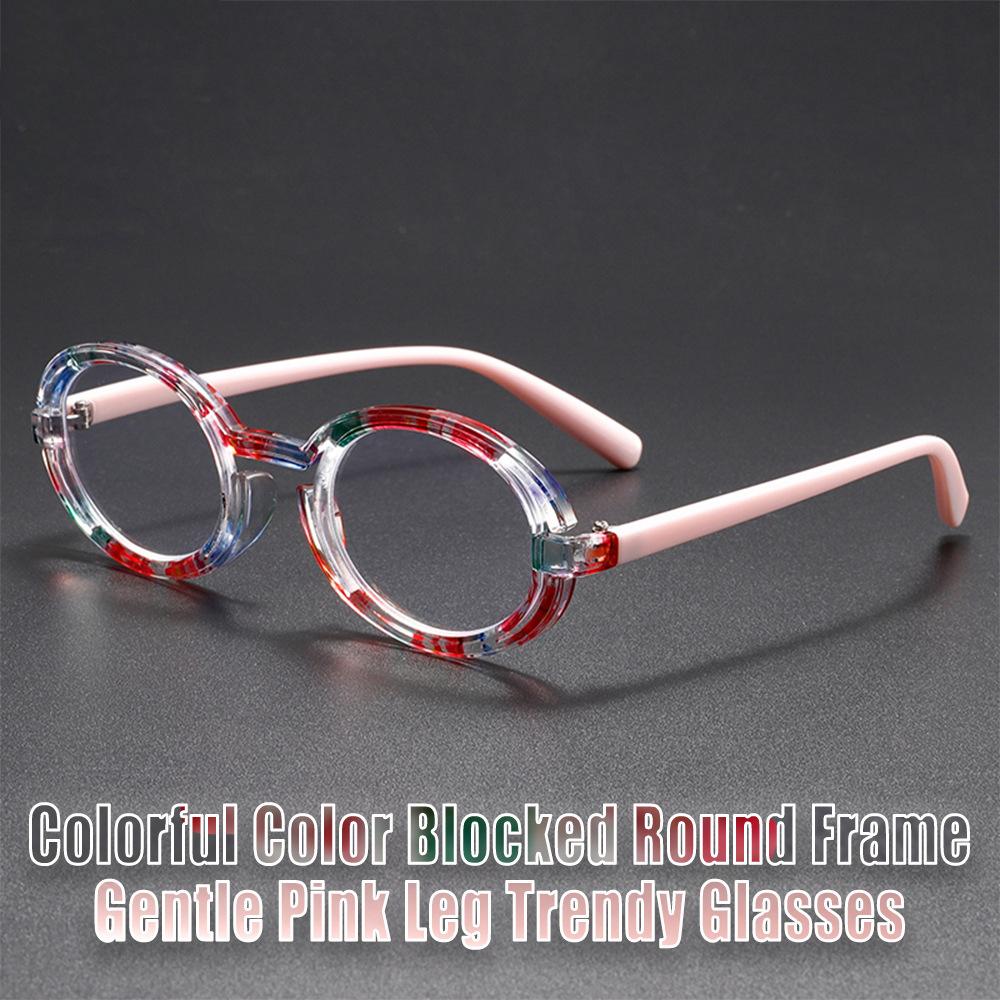 Custom Shiny Color New Style Reading Eyewear Glasses Frame Small Eyerim Available Blue Black Red Direct Factory Supply
