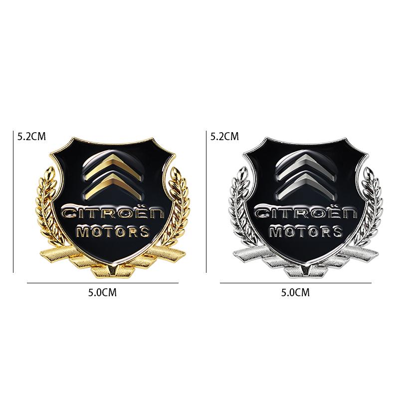 APG1 3D Metal Car Emblem Badges Stickers Car Window Sticker For Citroen C4 C3 C2 C1 Berlingo Xsara Grand Picasso Car Styling Paster