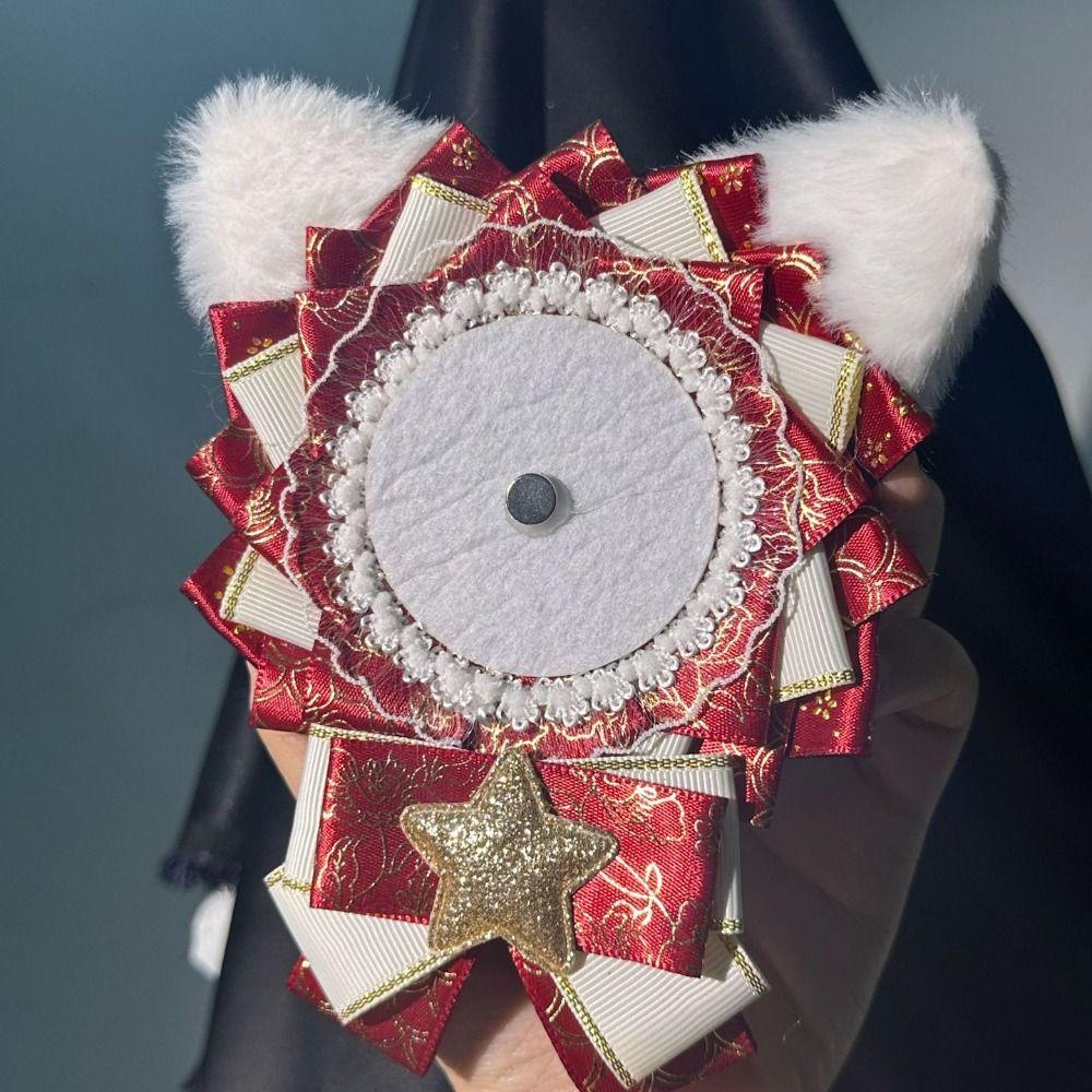 Kawaii Cute Badge Holder Lacework Badge Decoration Tray JK Anime Pins Display Base Fans Chasing