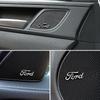 MINO2 4pcs Car Stereo Speaker Emblem Stickers Decal for Ford Ranger Fiesta Transit Kuga Mondeo Explorer Escape Galaxy F150 Raptor
