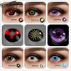 Cosplay Color Contact Lenses 1Pair Halloween Anime Colored Eyes Contactlen Eye Cosmetic Yearly Contacts