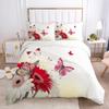Bedding Set Duvet Cover Pillowcases Comforter/Quilt/Blanket Cover Luxury 3D HD Quality Printed Reactive Queen Single Leaf