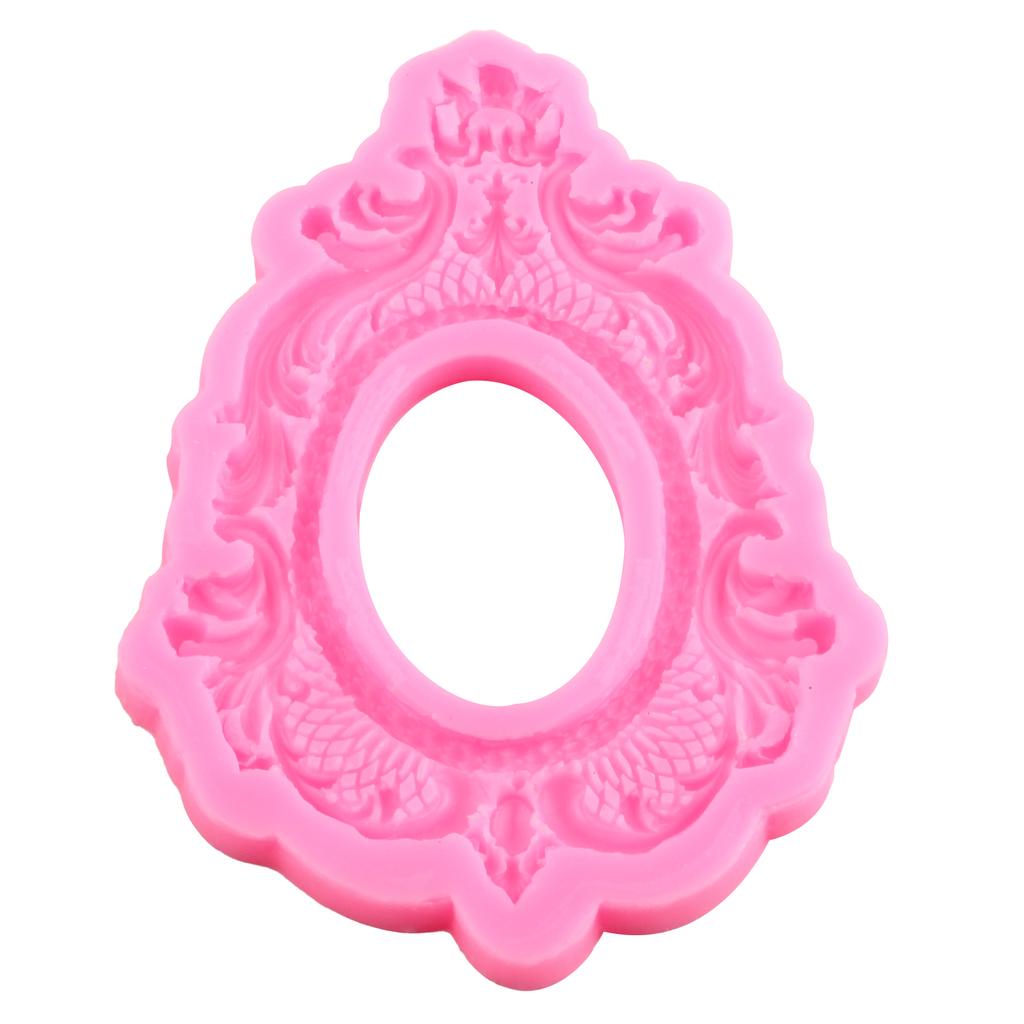 3D рамка для прокрутки в стиле барокко, силиконовые формы, сделай сам, рельефная граница для торта, инструменты для украшения торта из мастики, конфетная глина, формы для шоколадной мастики