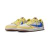 Детские кроссовки Travis Scott x Air Jordan 1 Retro Low OG SP PS Canary Yellow Racer-Blue Light-Silver DZ5909-700