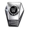 Engine Start Button Trim Frame Metal Interior Cover, Stick On Accent for Cleaner Cabin Styling in Cars Each Day