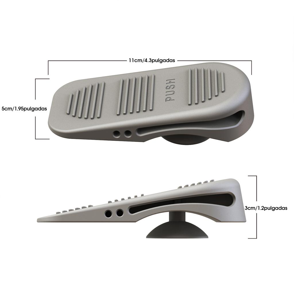 Силиконовый дверной стопор, амортизирующий блок, клин, защита для детской безопасности, дверной стопор, присоска для предотвращения столкновений с удобным хранением