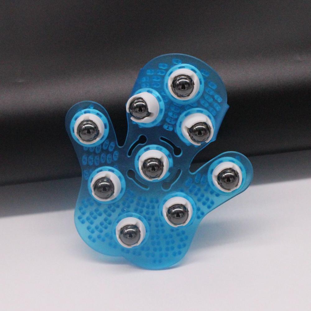 Roller Ball Body Massage Glove Muscle Pain Relief Relax Anti-Cellulite Massager For Hand Neck Back Shoulder Buttocks Health Care