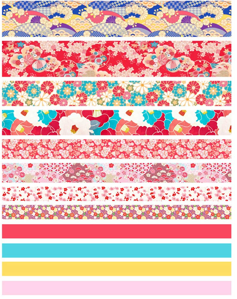 PBM Masking Tape Set for Seasons and Japanese and Solid Stylish Yuzen and Kimono and Japanese Designs Occasions Patterns, Designs, Colors, Patterns,