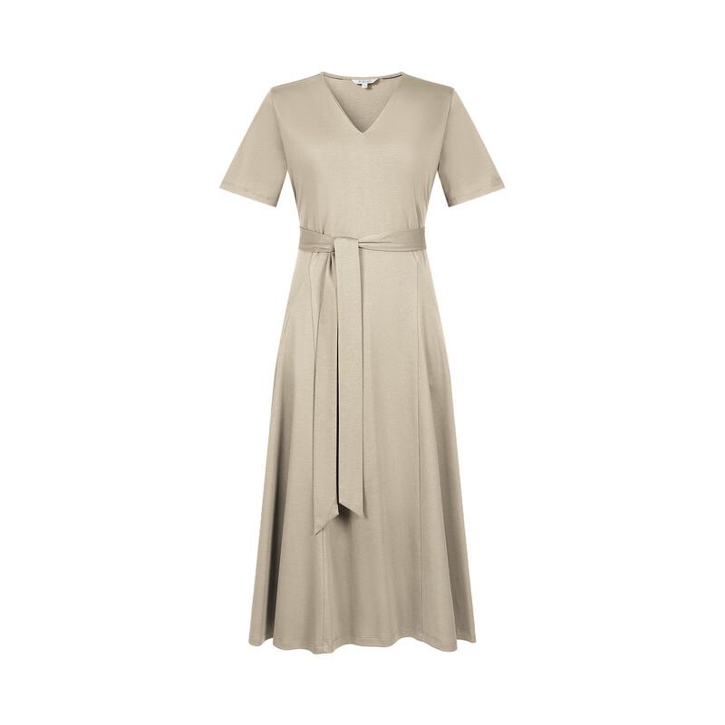 Jozi Annaco 2025 Летнее Минималистичное Платье из Лиоцелла и Мерсеризованного Хлопка