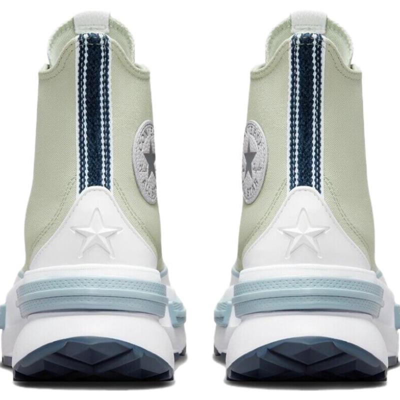 Converse Run Star Legacy CX Простые и Удобные Износостойкие Дышащие Высокие Канвас Унисекс Зеленые