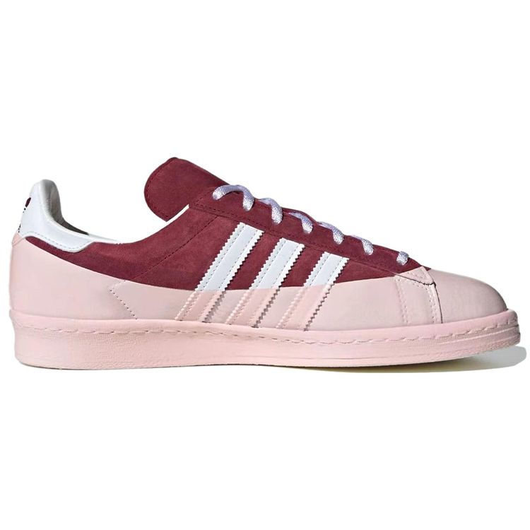 Cali Thornhill Dewitt x adidas Campus 80s Бордовые Мужские Кроссовки Розовый Бордовый Колледжский Облачно-Белый IG3138