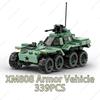 2024 Modern Military BOXER XM808 Armor Vehicle DANA M2 BTR-4 Infantry Fighting Car Model Building Blocks Sets Doll Brick Kid Toy