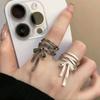 Модные Балетные Ленты Эстетика Кольца Клипсы Серьги Женские Корейская Мода Kpop Бант Кафф Серьги Бижутерия