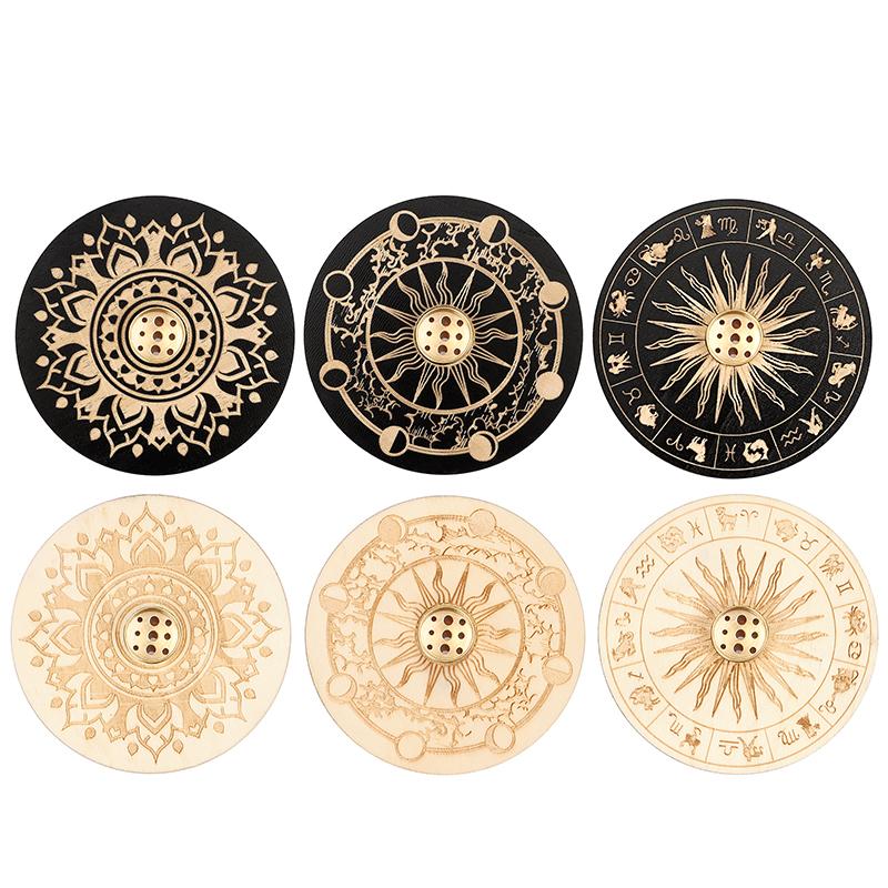 1 шт. ароматическая вставка для домашнего декора, подсвечник, украшение, свежий воздух, ароматизатор, спа, медитация, поднос для благовоний, йога, пластина для курильницы