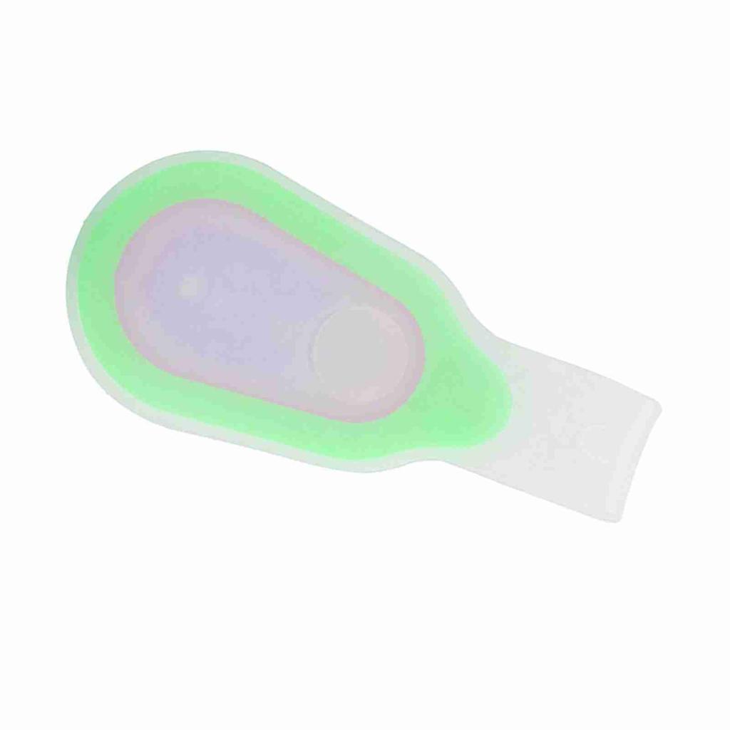 Силиконовый гель ночной велосипедный беговой рюкзак безопасность предупреждение светодиодный фонарик лампа(зеленый)