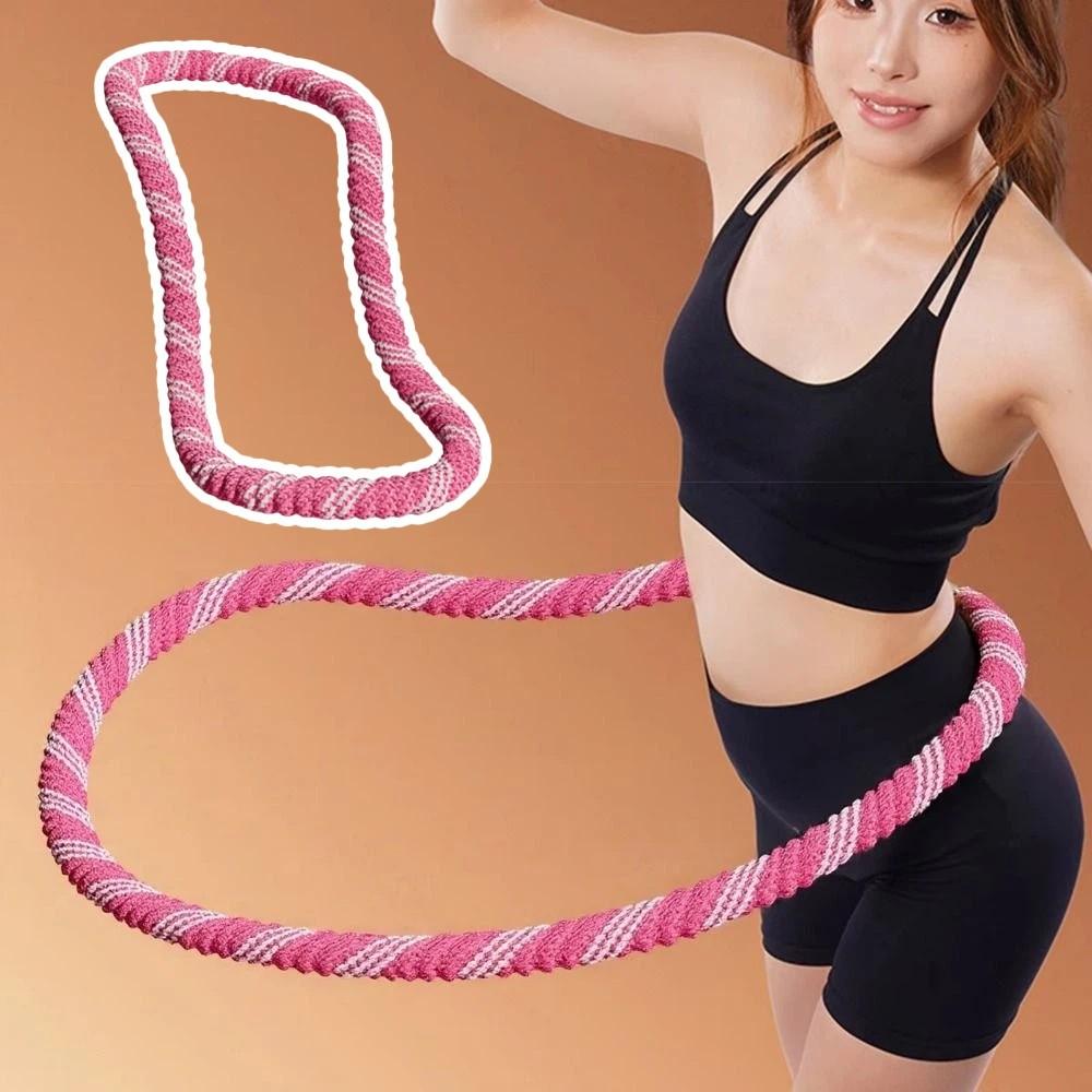 Foldable Spring Tube Yoga Circle Durable Yoga Fitness Hoops Weight Loss Circle Core Workout