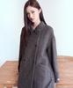 THE GREEN LAB Double Half Coat [Khaki Brown]