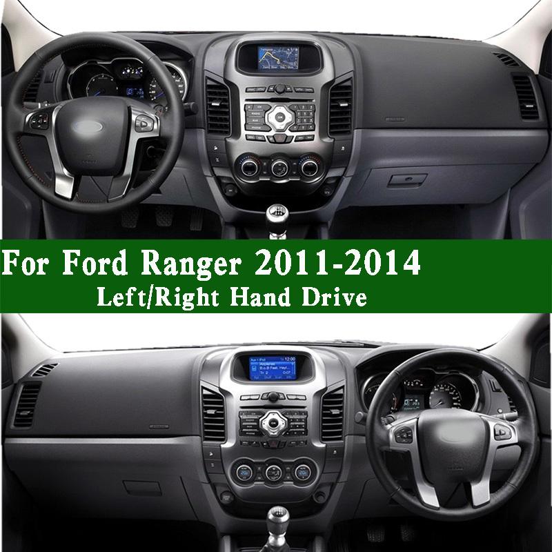 Подходит для Ford Ranger XLT TKE 2011-2014 Коврик на панель Приборная панель Чехол Защитная накладка на приборную панель Коврик на панель Защита от грязи Декоративные элементы
