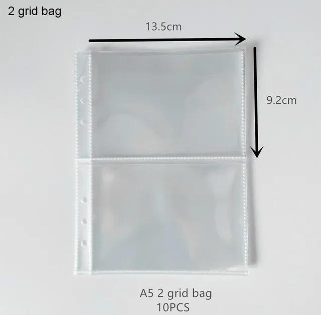 Kawaii Fluffy A5 Binder Pocard Holder Cute Fish Cake Embroidery Po Cards Storage Book Stationary