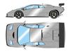 Модель EIDOLON 1/43 Lamborghini Diablo GTR 1999 Серебристый Готовая модель EM786D