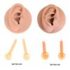 2024 Invisible Glass Ear and Nose Studs: Lead-Free, Nude, 0.8-2.0mm
