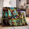 1Pc Groot Friends Adventure Blanket Soft And Comfortable Casual Warm Camping Travel Christmas Halloween Xmas Gift M924198