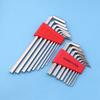 8Pcs Allen Wrench Metric Wrench Inch Wrench L Wrench Size Allen Key Short Arm Tool Set Easy To Carry In The Pocket