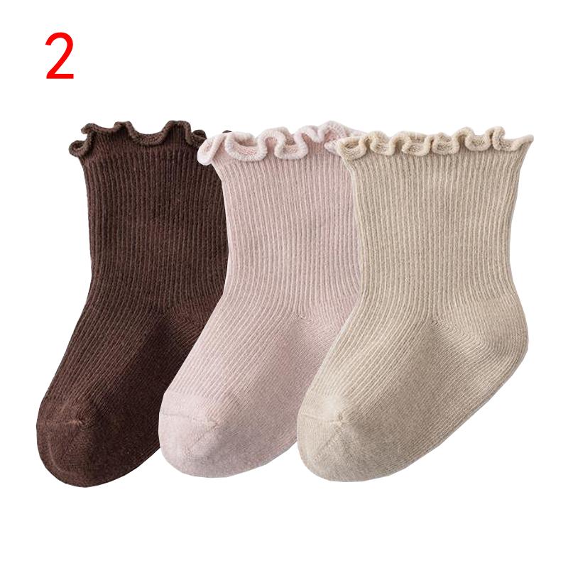 3 пары/лот, новые однотонные детские носки для мальчиков и девочек