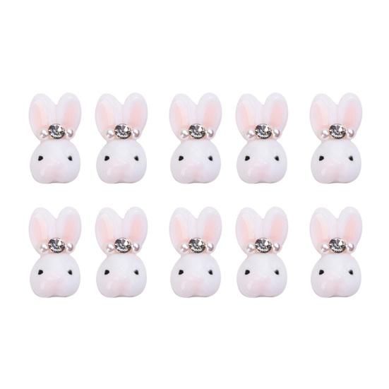 Yousheng 10 шт. украшения для ногтей в виде маленького кролика милые мультяшные украшения для ногтей для красивых и очаровательных аксессуаров для ногтей