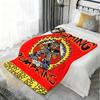Band T-The Smashing Pumpkins Throw Lightweight 240g Flannel Blanket Soft Skin-friendly for Summer Cooling