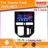 Радио Навигация Автомобиль Авто Android Для Toyota Tank 2016-2023 Правый руль RHD DVD Плеер Видео Мультимедиа 2 din GPS