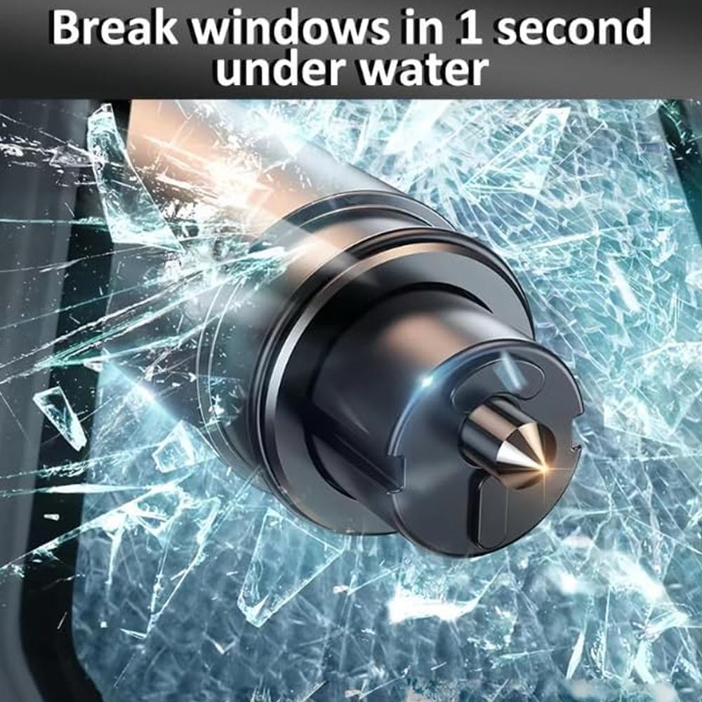 Safehammer - модернизированный безопасный молоток для разбивания стекол под водой, автомобильный молоток, резак для ремней безопасности, аварийный аварийный инструмент для разбивания окон,