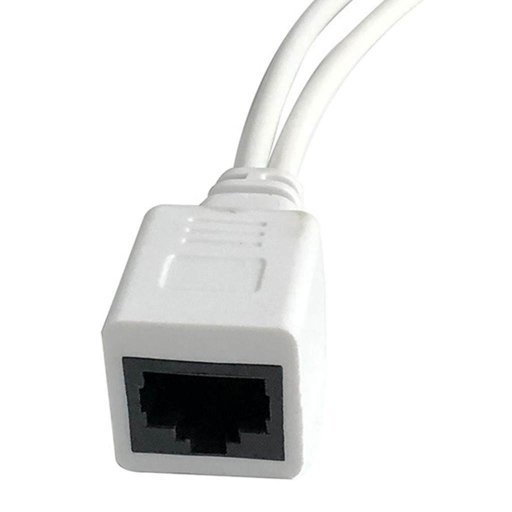 1Pair Пассивный PoE Инжектор и Разветвитель Комплект 12V PoE Инжектор и Разветвитель для Беспроводной Сети