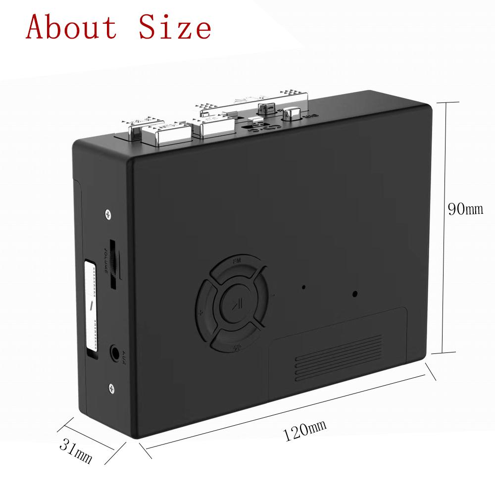 Bluetooth кассетный плеер винтажный ностальгический классический серебристый автоматически переворачивающийся кассетный плеер Hi-Fi кассетный плеер FM-радио