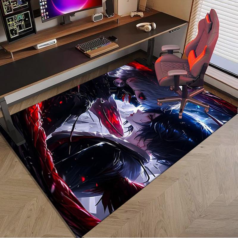 Tokyo anime Artwork Carpet, Chair Rug,Rug for Office Bedroom living rooms, Doormat decor Fan Gift Christmas Gift