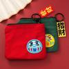 Вместительный кошелек для монет, талисман удачи, держатель для карт, модный дорожный органайзер для карт