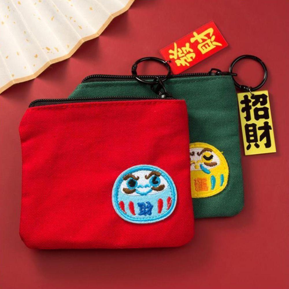 Вместительный кошелек для монет, талисман удачи, держатель для карт, модный дорожный органайзер для карт