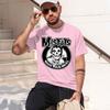 Short Sleeved Round Neck Y2k Tshirt Unisex Clothing New In Tees Unisexs Tshirt Camisetas Misfits Rock Band Pattern 71069 2026 New M