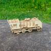 (2Pcs)Набор для сборки 3D деревянной модели-пазла - Веселый и познавательный DIY подарок