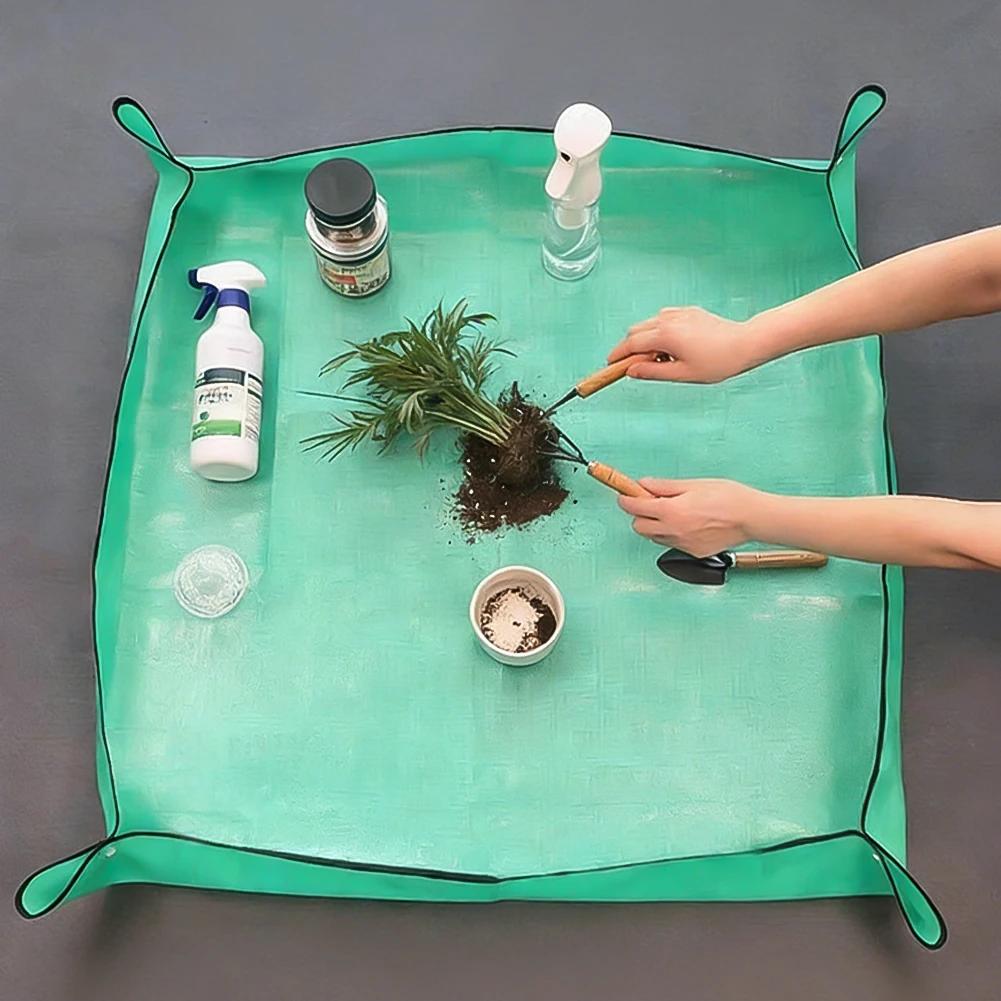 Multi Size Big Regeneration Mat Gardening Floor Mat Waterproof Changing Soil Transplant Flower Pot Mat Gardening Potting Pad