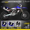 PowerZone Индивидуальный комплект графики команды, фоны, наклейки для YAMAHA 2016-2019 WRF450 WRF 450 2015 2016 2017 2018 YZF450X