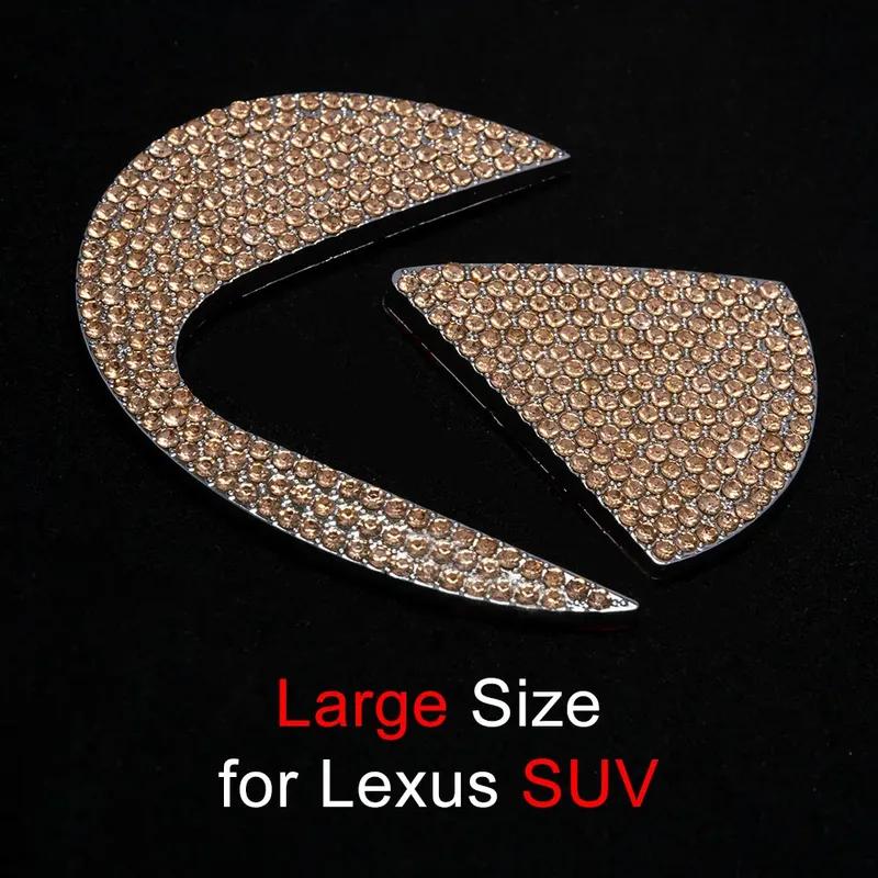 Наклейка-эмблема на руль автомобиля Bling Diamond для Lexus IS400 RX300 RX330 IS220D RX350 IS460 ES NX RX IS CT LX GS RC