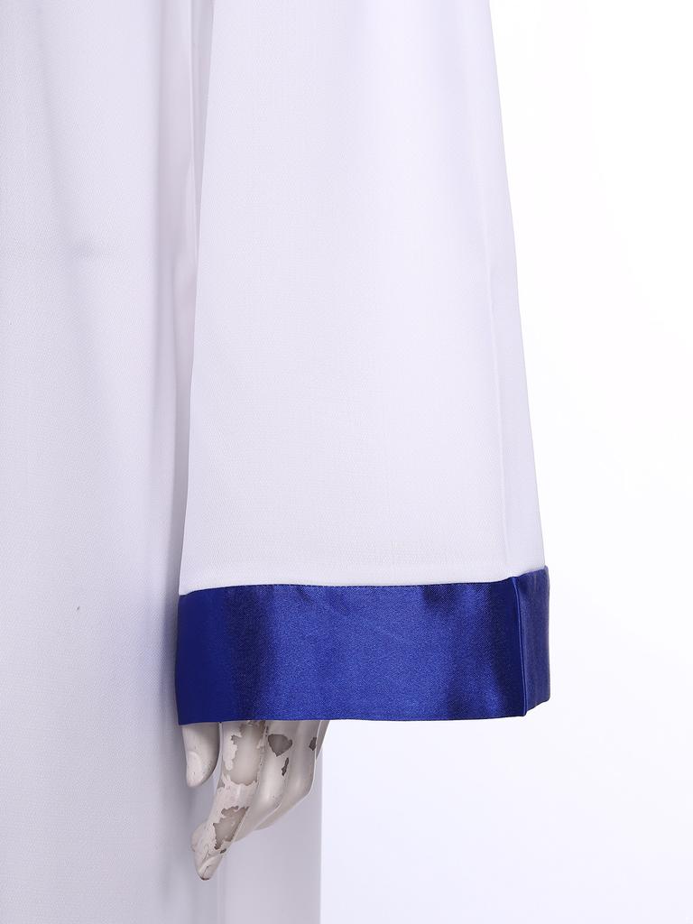 Unisex Adult S-3XL Choir Performance Gown Church Chorus Robe with V-Shape Stole for Women Men