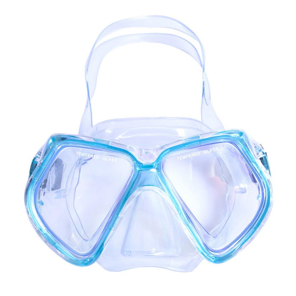 Tempered Glass Snorkel Mask Adjustable Strap Underwater Mask Professional Diving Glasses Unisex