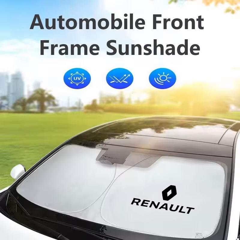 Для Renault 2026 Новые колпаки на колеса Автомобильный солнцезащитный козырек на лобовое стекло Инструменты Автоаксессуары Для Renault Megane 2 3 4 Twingo Clio Talisman