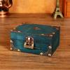 New Chinese Style Wooden Desktop Organizer Box With Lock For Jewelry Storage