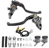 Pair CNC 19 RCS Motorcycle Brake Master Cylinder Cable Clutch Radial Brake Pump 22mm Universal For Honda Yamaha Kawasaki Suzuki With Aluminum Switch