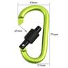 Key Holder D Shape Carabiners Tourist Hooks Carabiner Clip Fishing Carbin Buckle Water Cup Buckle