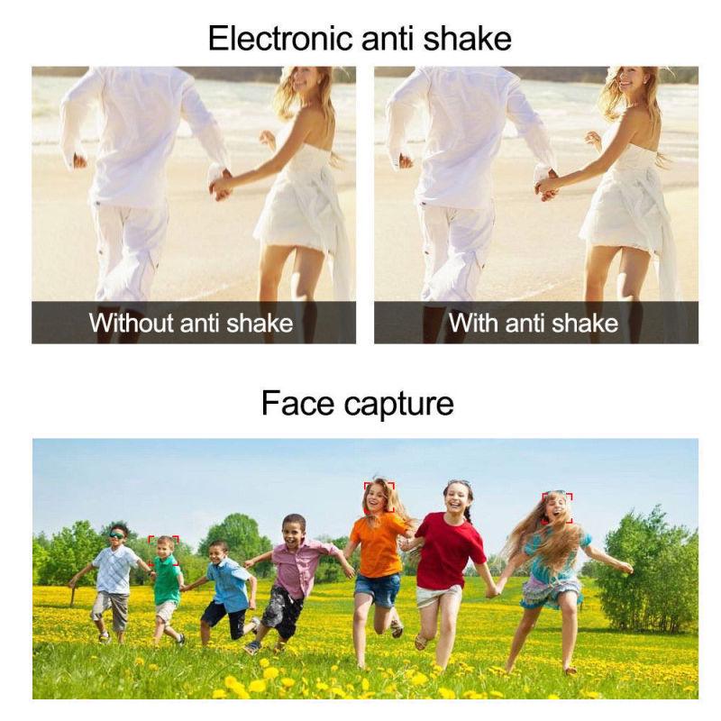 2,7-дюймовый ЖК-экран, 16-кратный цифровой зум, видеокамера, портативная цифровая камера HD