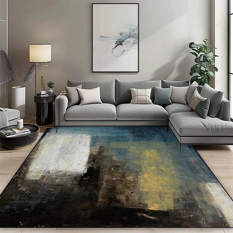 Ковры для гостиной в скандинавском стиле, короткий плюшевый ковер для спальни, декор комнаты, большой коврик под диван и кофейный столик 160x200см